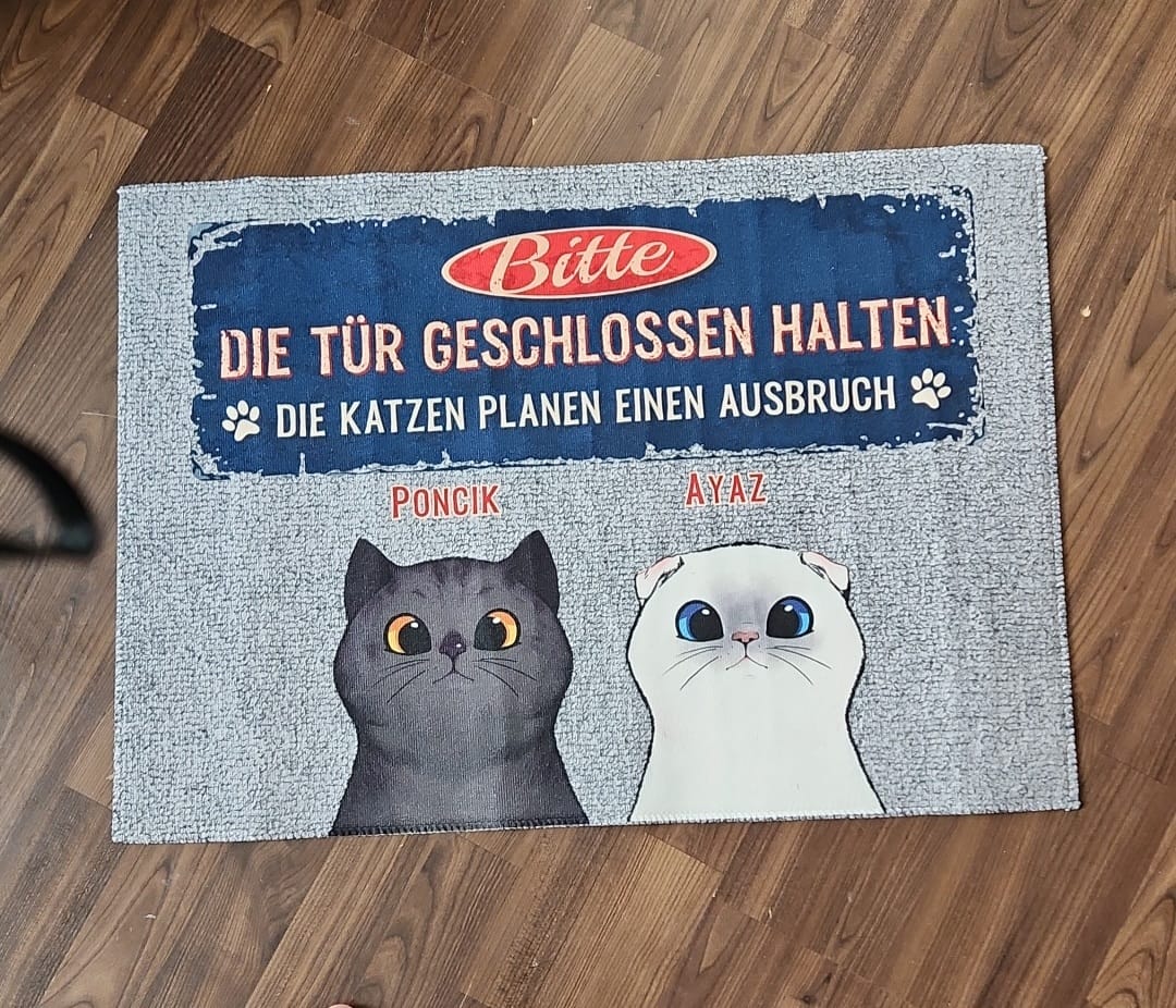 Customer photo review of Ausbruchsplan - Individuelle Fußmatte