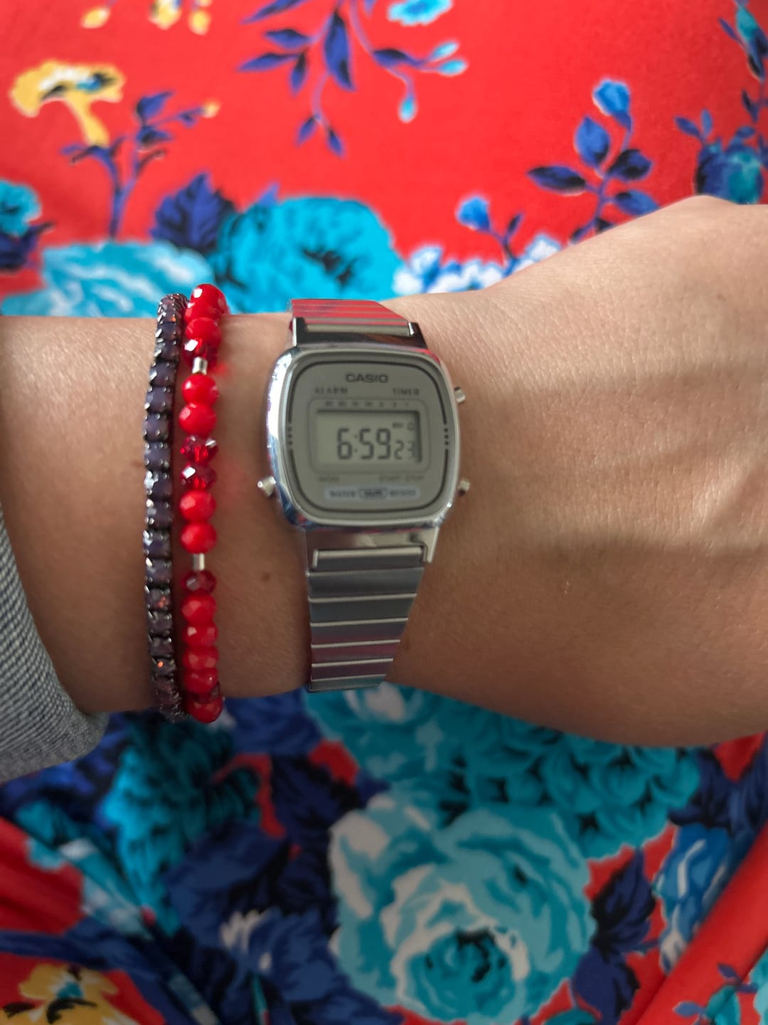 Customer photo review of Reloj Casio Vintage LA670WA-7DF Plateado