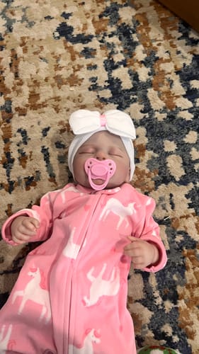 Customer photo review of Lifelike Reborn Baby Doll "Zella"
