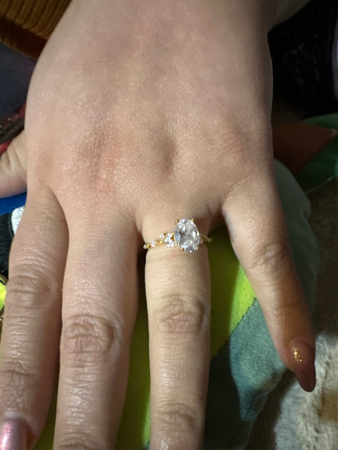 Customer photo review of Cascade Elegance Ring