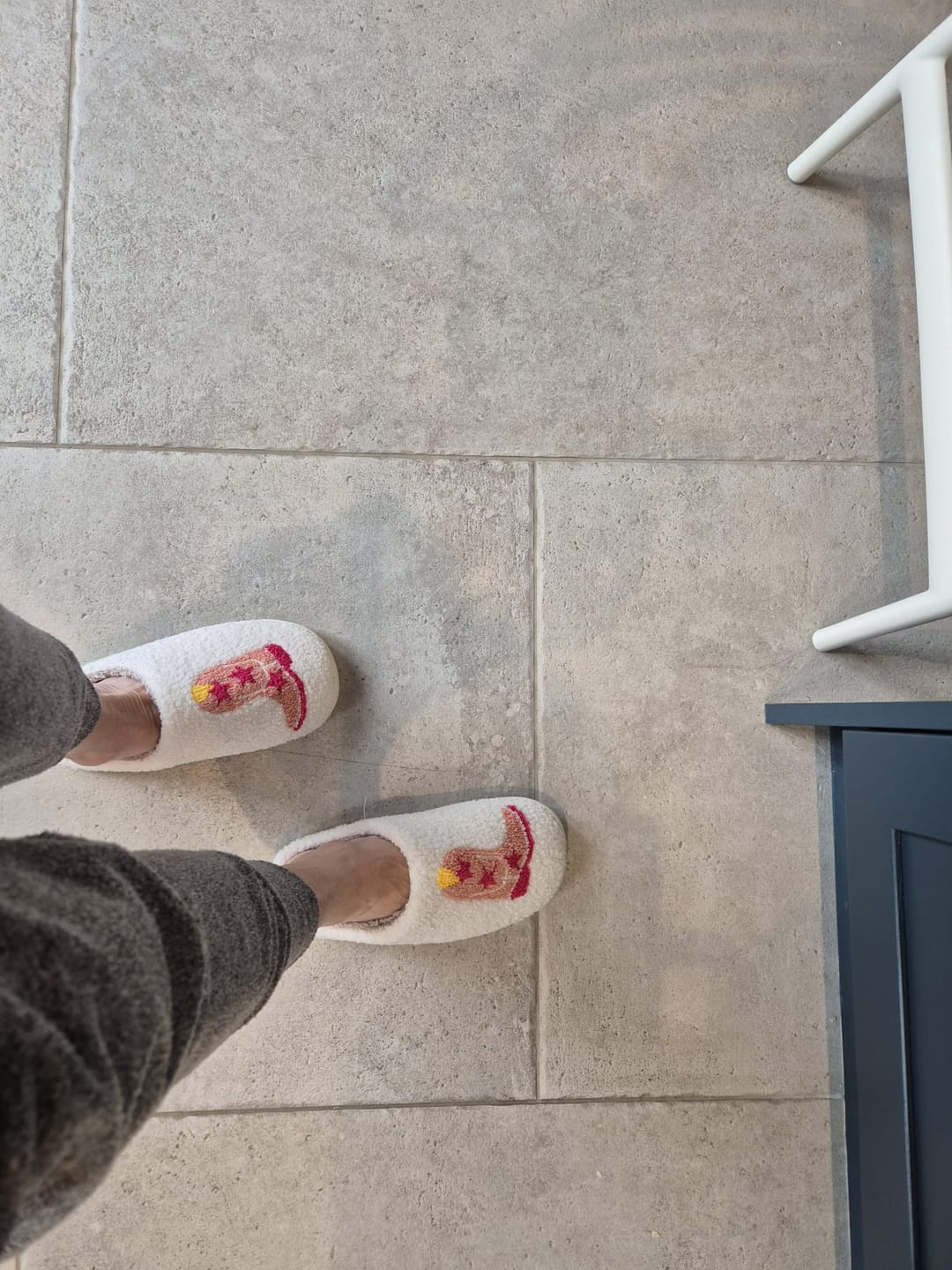 Customer photo review of Cowboy Boots Slippers