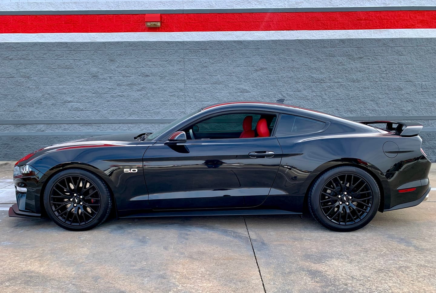 Customer photo review of 2015+ Ford Mustang Coupe Custom Leather Seat Covers