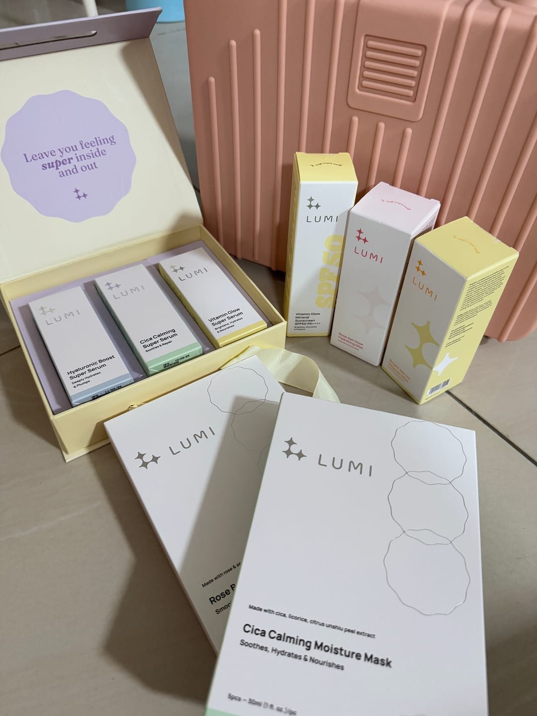 Customer photo review of Super Serum Trio