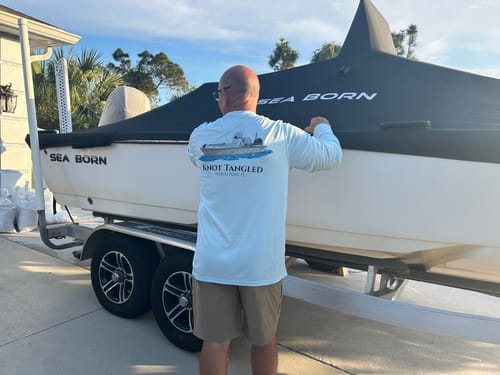 Customer photo review of Custom Digital Boat Artwork