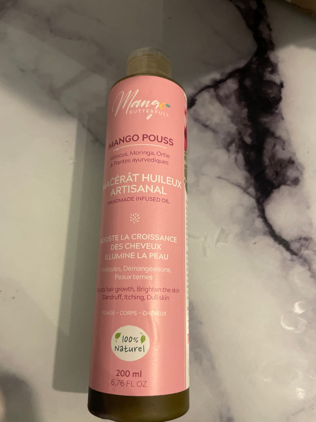 Customer photo review of Macerat huileux Mango  POUSS