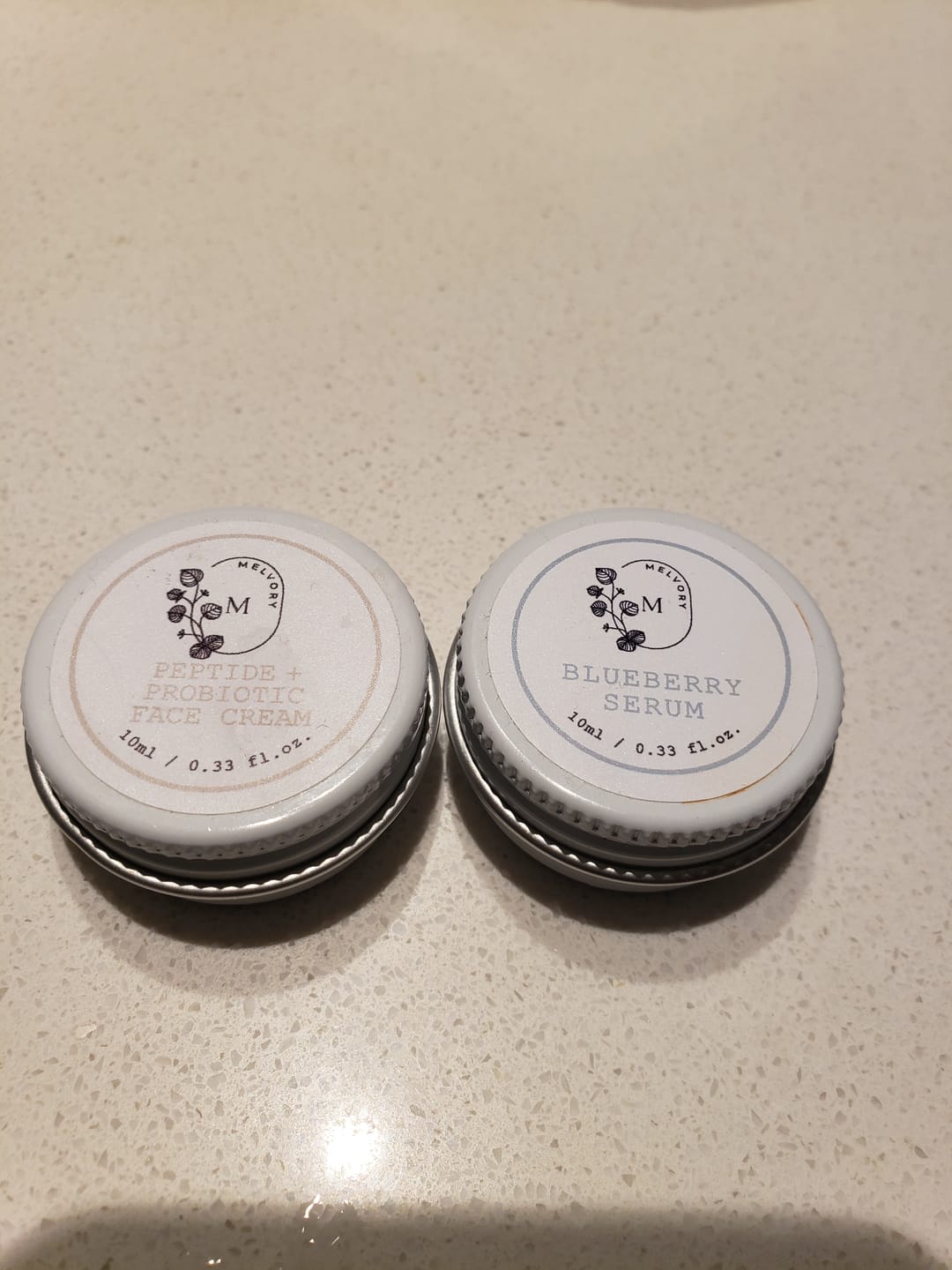 Customer photo review of Peptide + Probiotic Face Cream (New and Improved)