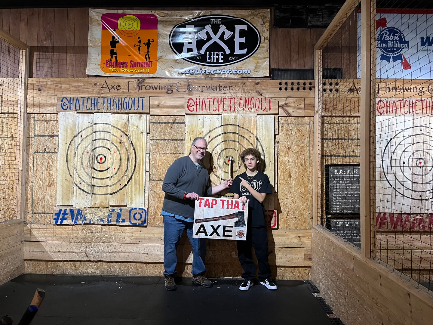 Customer photo review of The Corporal Throwing Axe