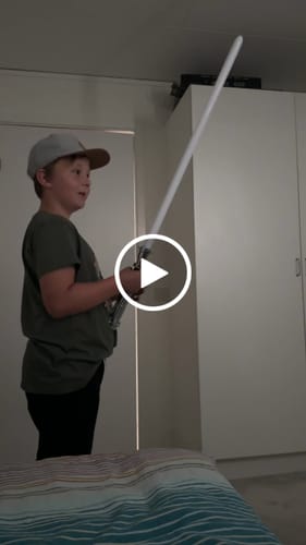 Customer video review of The Newcomer lightsaber
