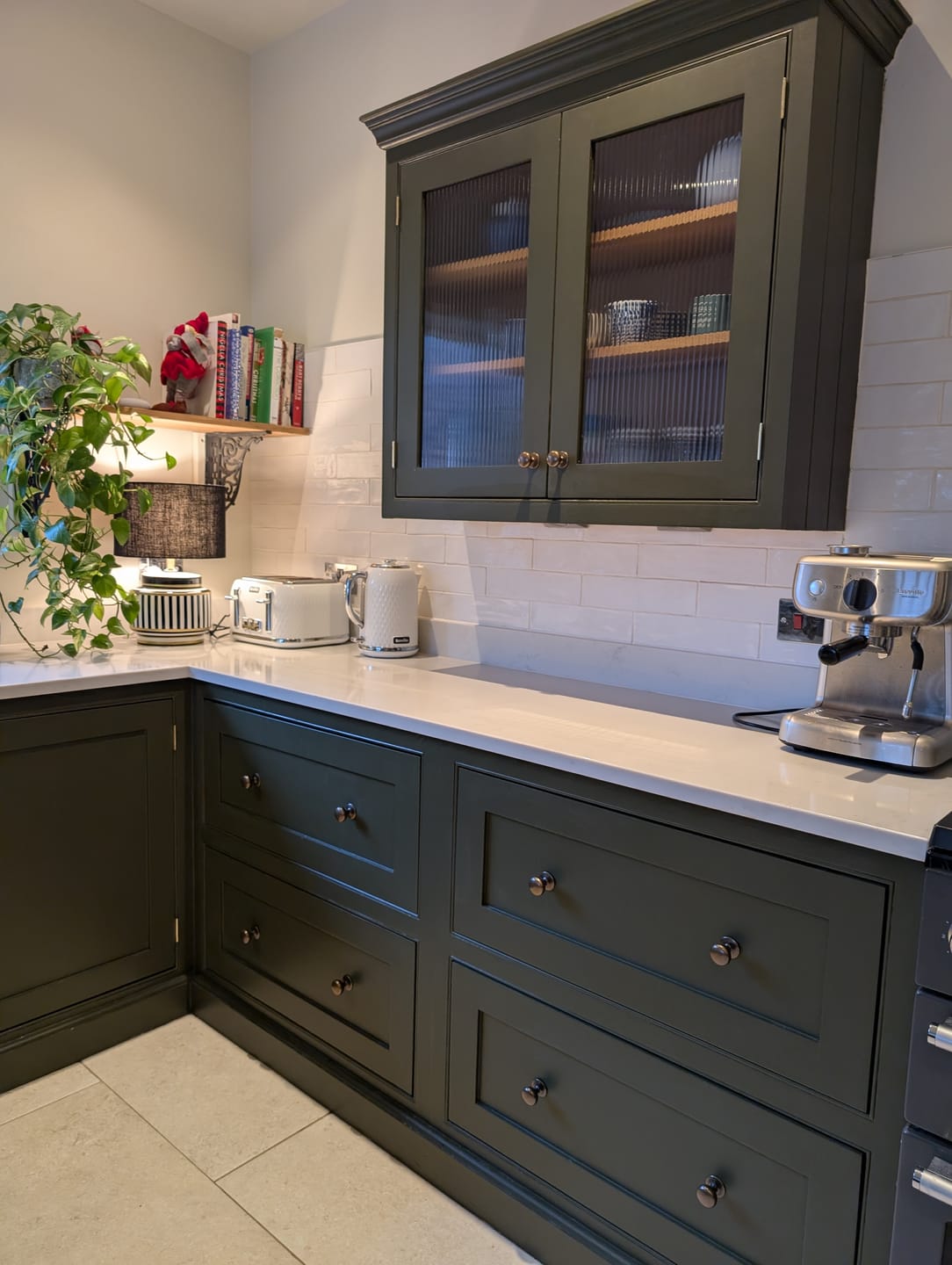Customer photo review of Hampton Old Brass Cupboard Handles