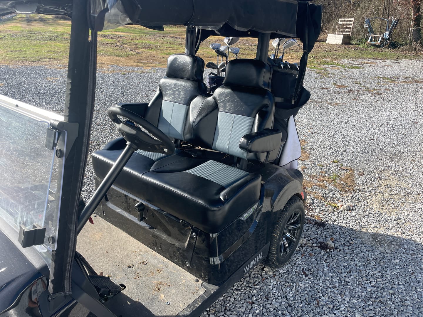 Customer photo review of Suite Seats Villager Touring Edition - Custom Golf Cart Seat Cushions - YAMAHA