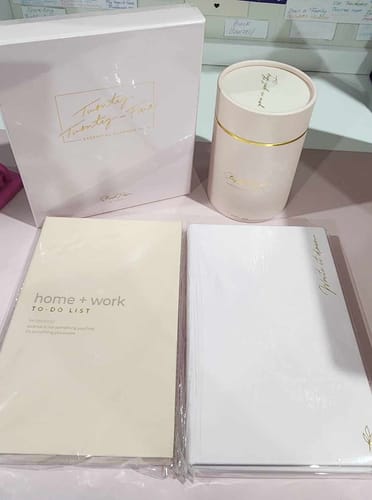 Customer photo review of 2025 Essential Planner - Blush