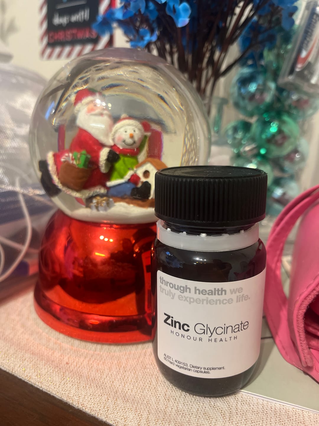 Customer photo review of Zinc Glycinate - 60 Capsules