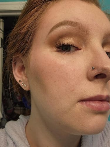 Customer photo review of NETWEAVE Self-adhesive  Cluster Lashes