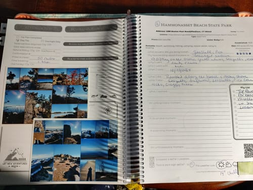 Customer photo review of Connecticut State Parks - Adventure Planning Journal