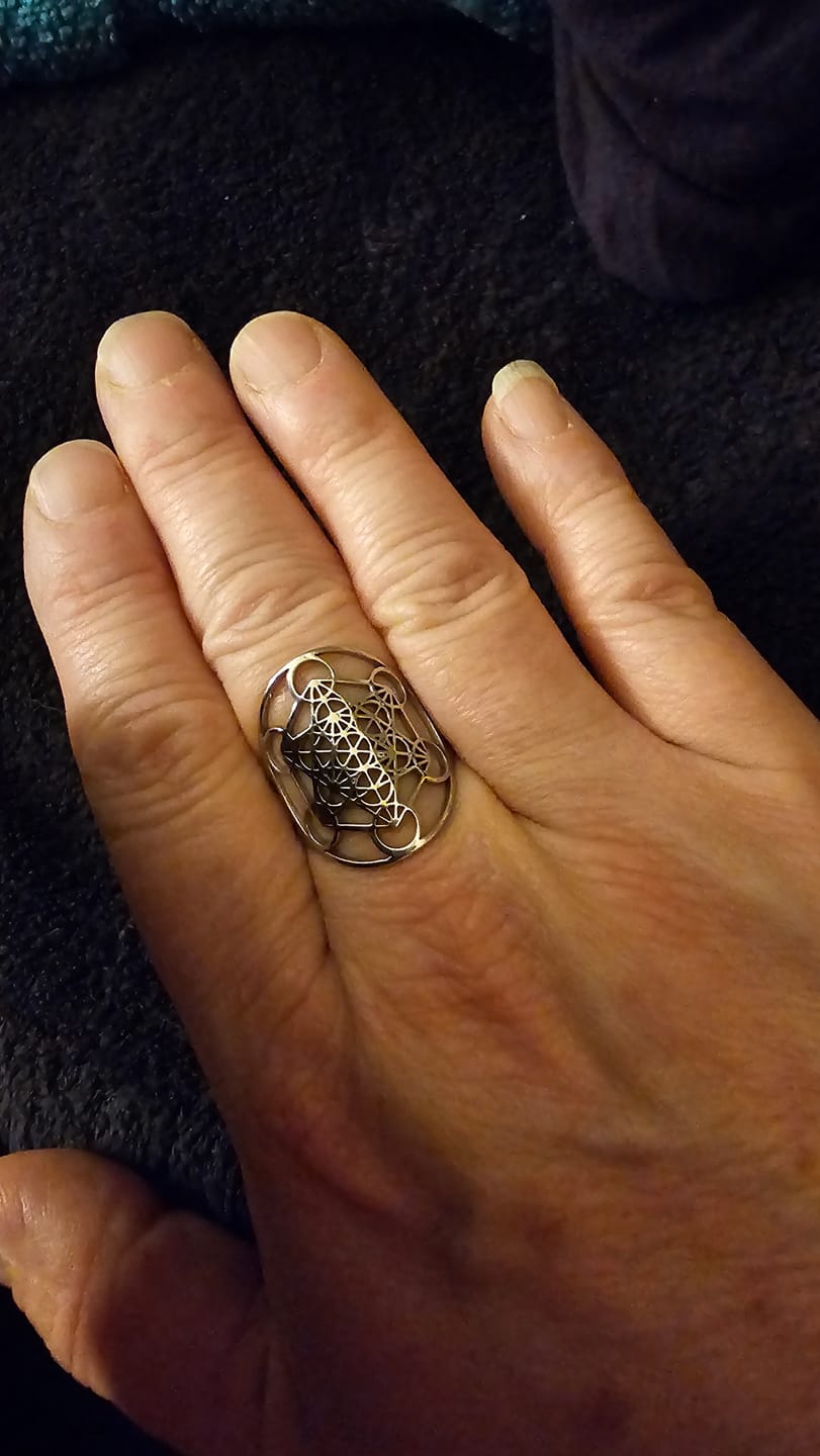 Customer photo review of Bague Ajustable Métatron