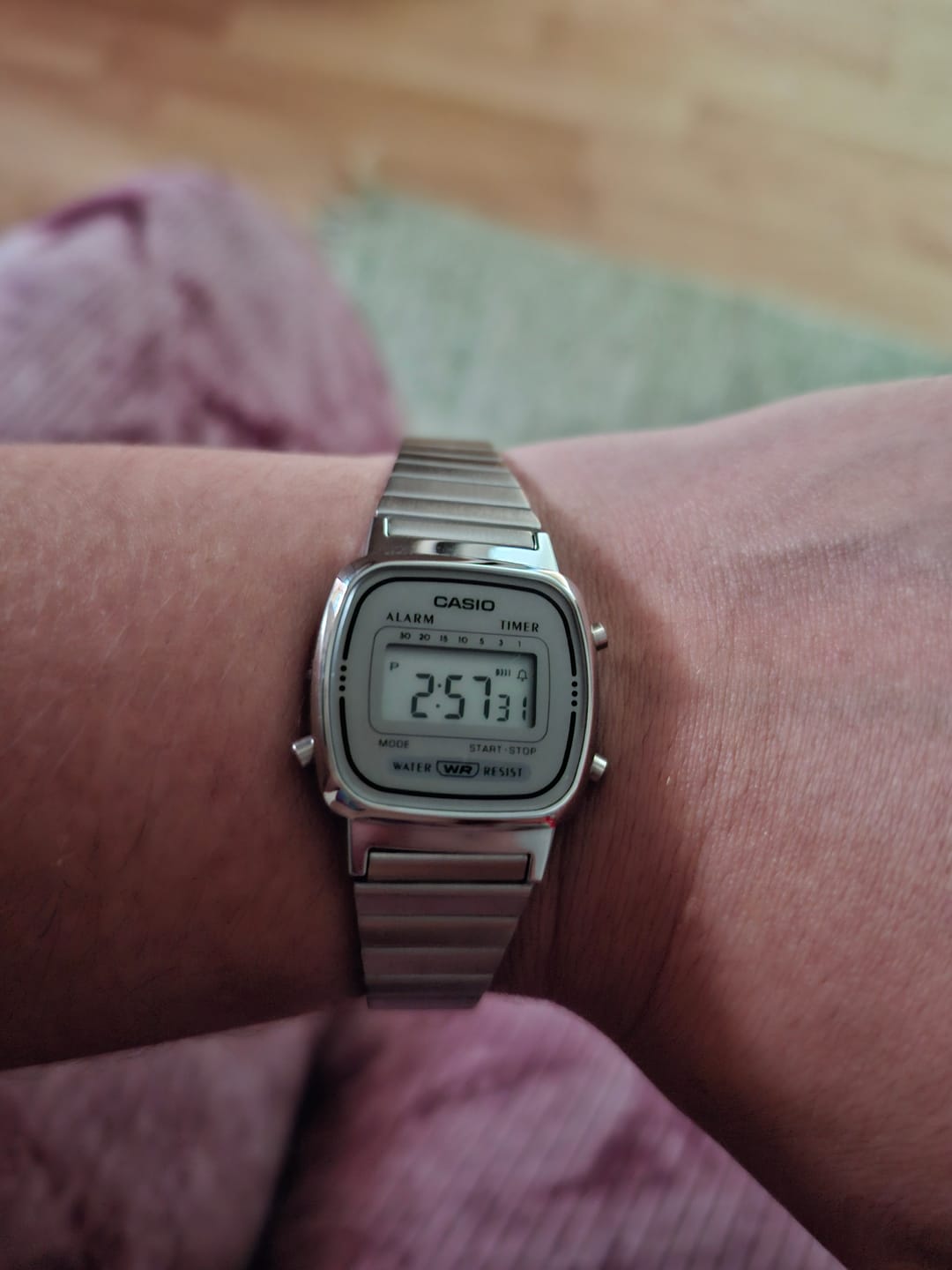 Customer photo review of Reloj Casio Vintage LA670WA-7DF Plateado