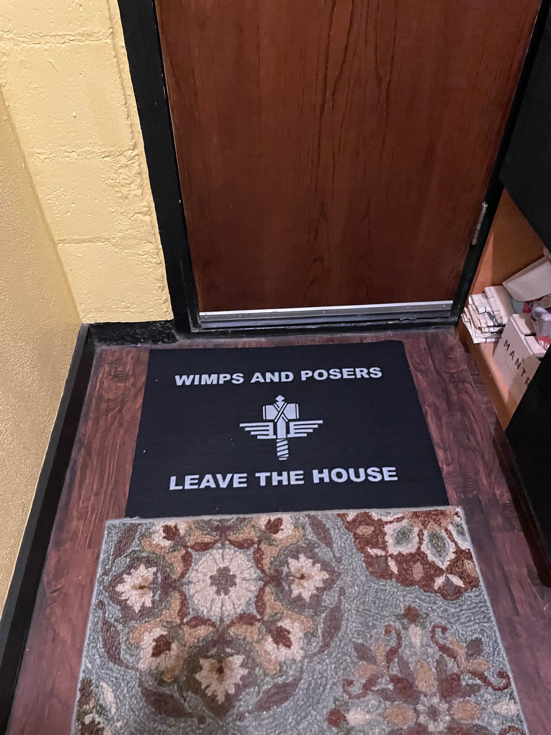 Customer photo review of Manowar Flag Sign Of The Hammer