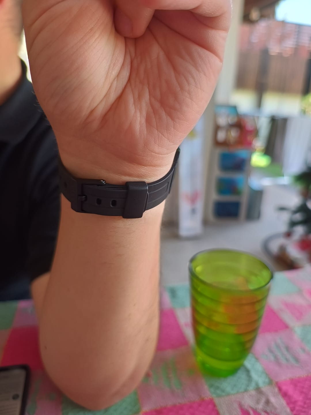 Customer photo review of Reloj Casio Vintage F-91WM-3ADF Verde/Negro