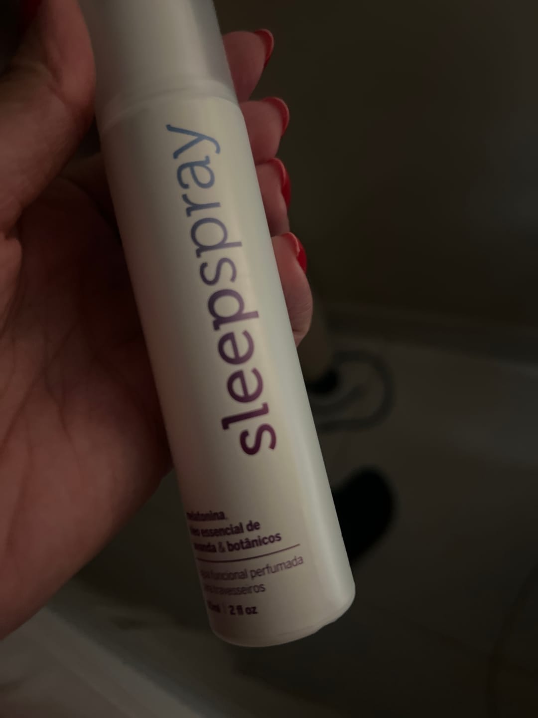 Customer photo review of BRINDE | Sleepspray™️ IWS - Spray multifuncional para sono profundo