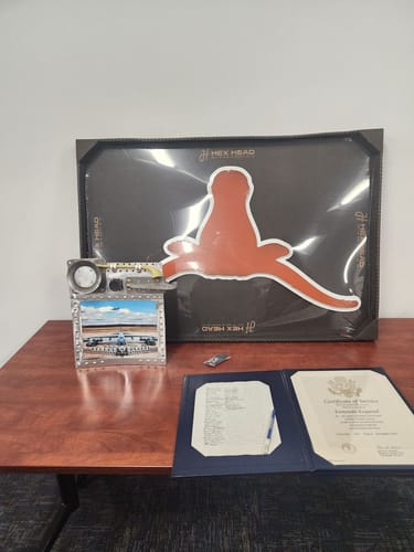 Customer photo review of Texas Longhorns  "LONGHORN" 3D Vintage Metal Wall Art