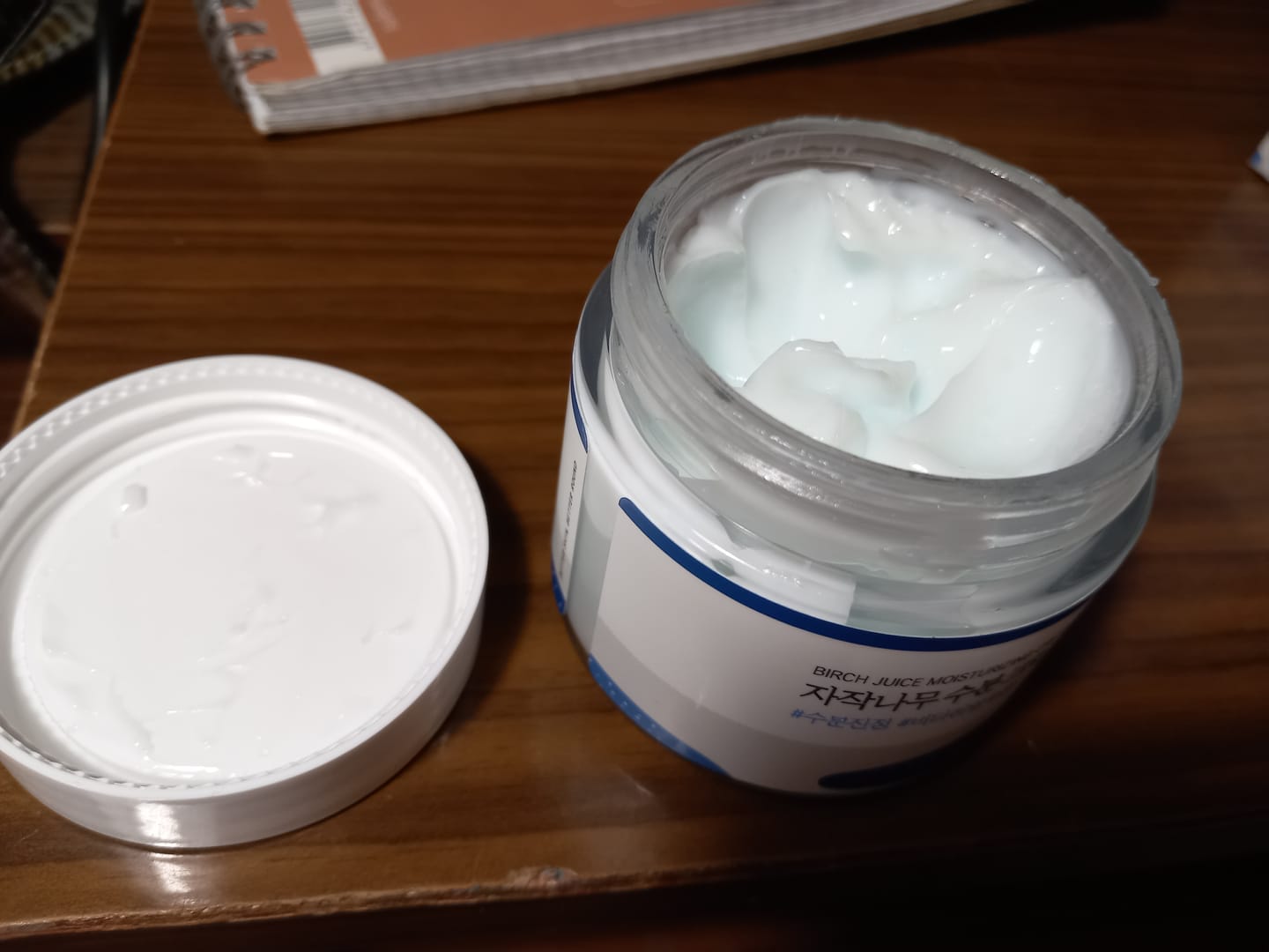 Customer photo review of Intensīva mitrināšana ar bērzu sulas ekstraktu ROUND LAB Birch Juice Moisturizing Cream