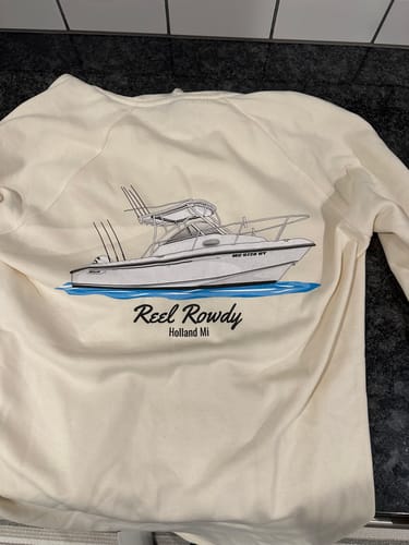 Customer photo review of Custom Digital Boat Artwork