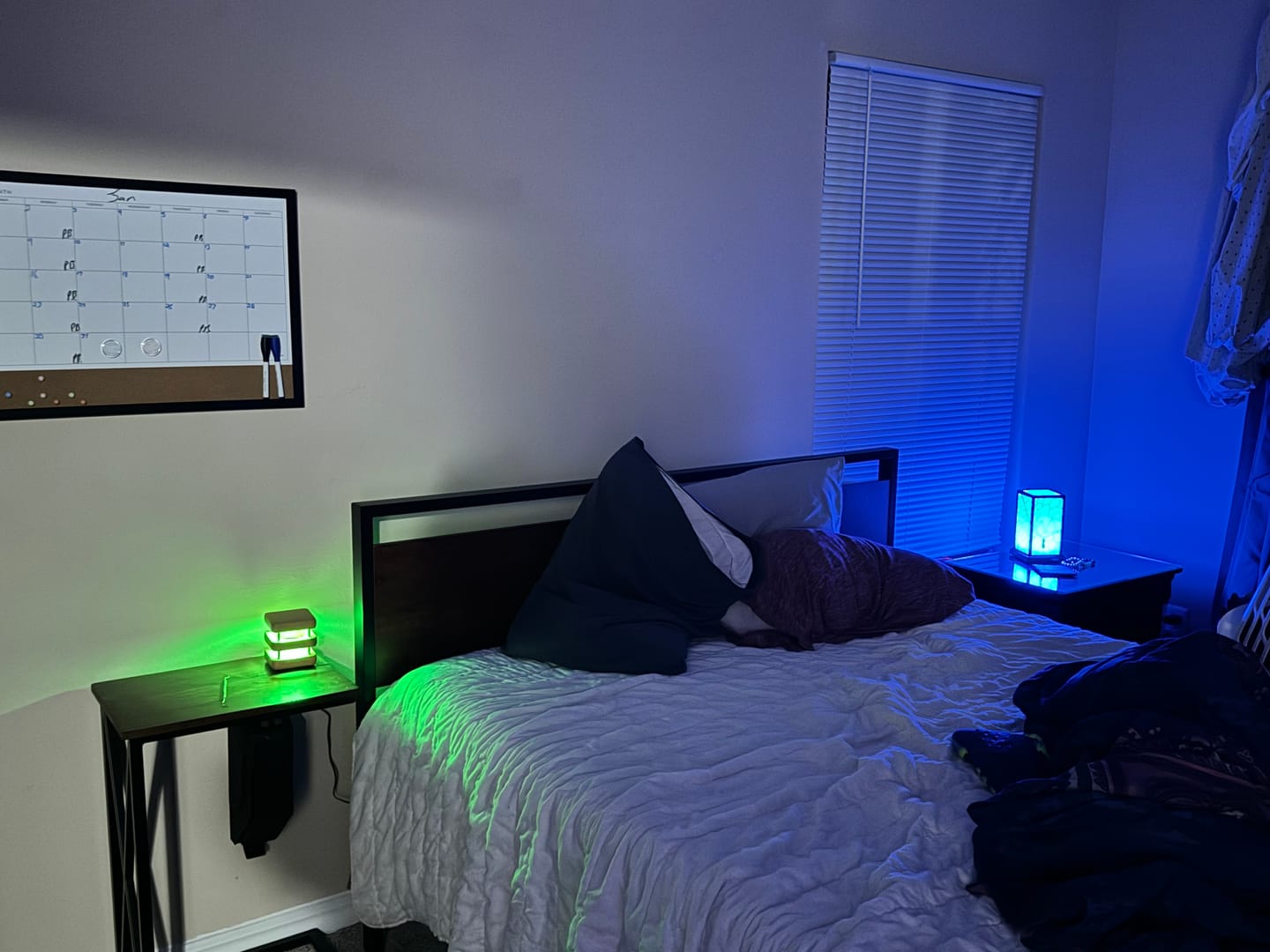 Customer photo review of MINI Square Mid-Century Design Natural Friendship Lamps