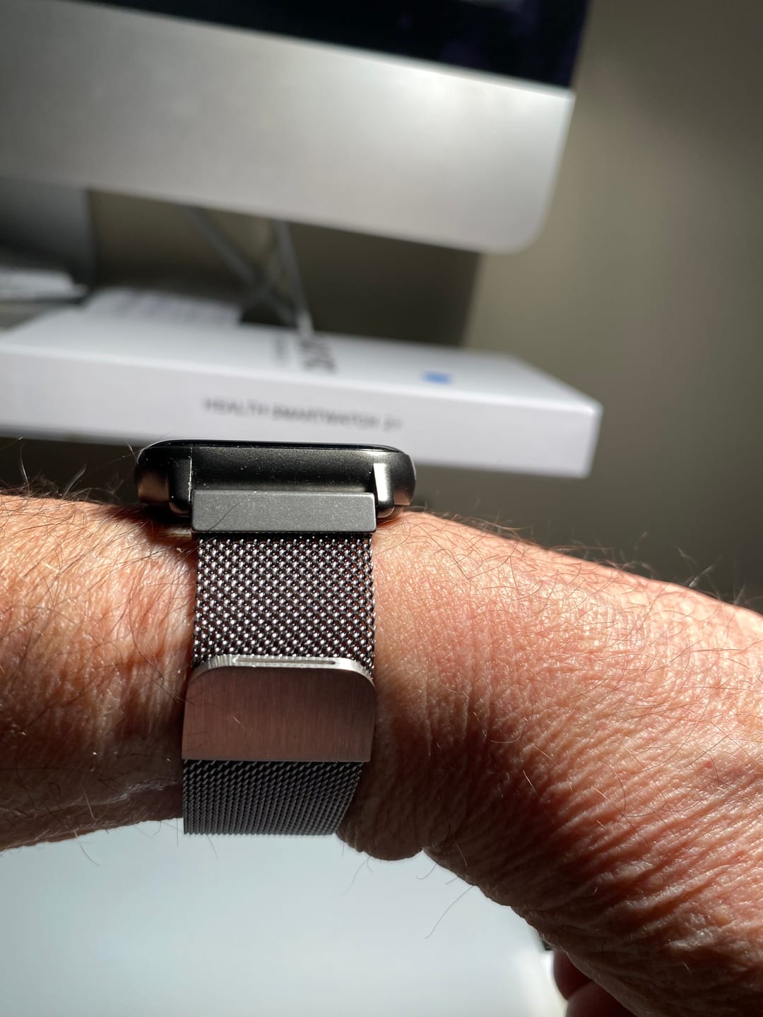 Customer photo review of Silver Milanese Loop