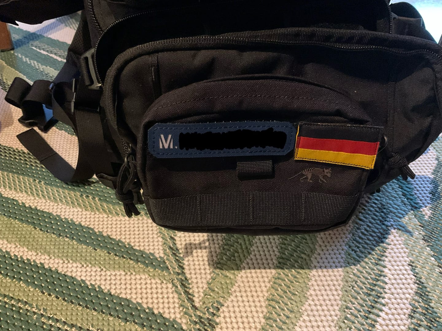 Customer photo review of Individuelle Namensschilder Lasercut Textil Patches (Ab 1 Stück)