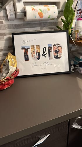 Customer photo review of Tu & Io  - Poster Personalizzato