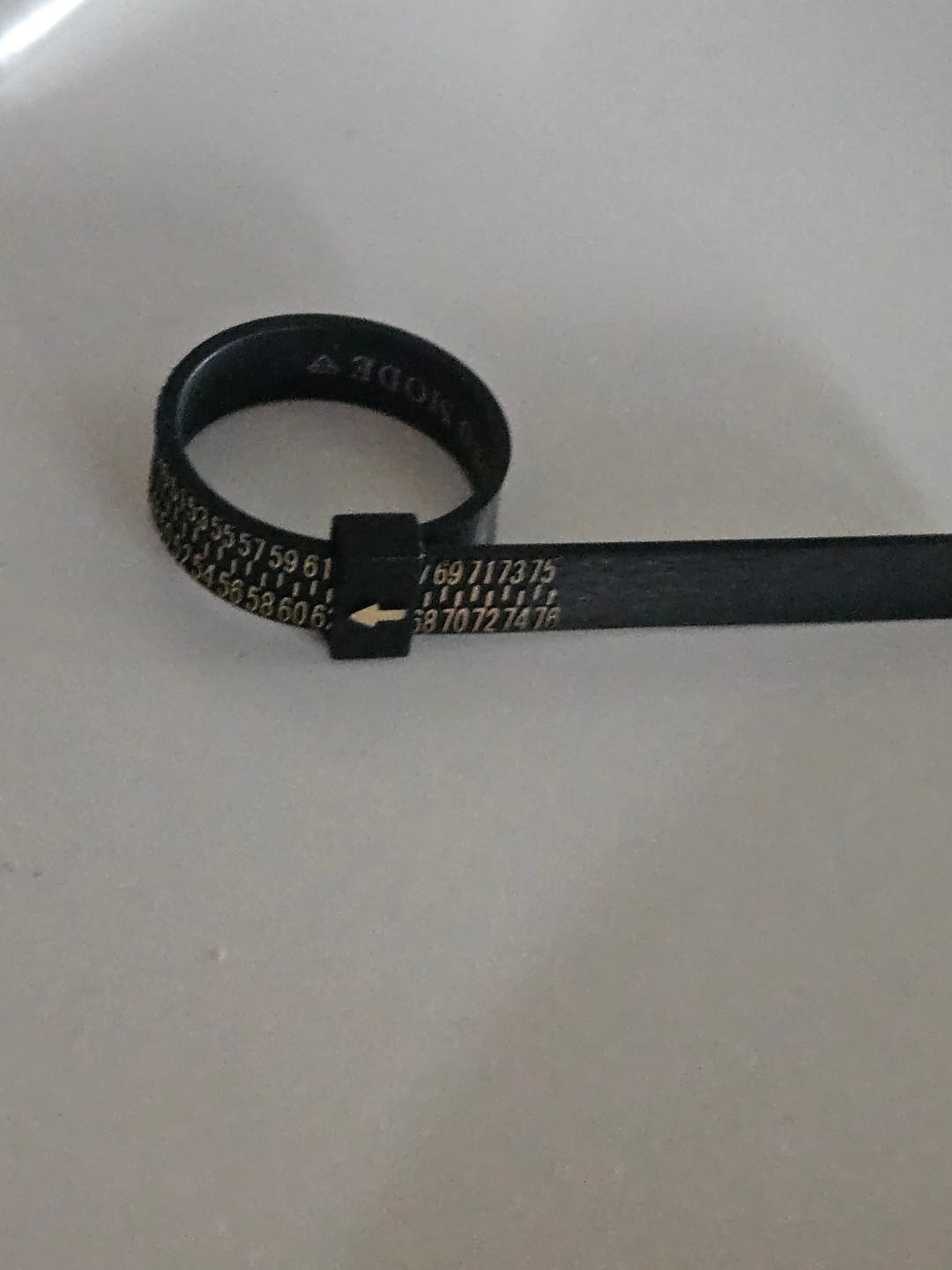 Customer photo review of Ring Sizer