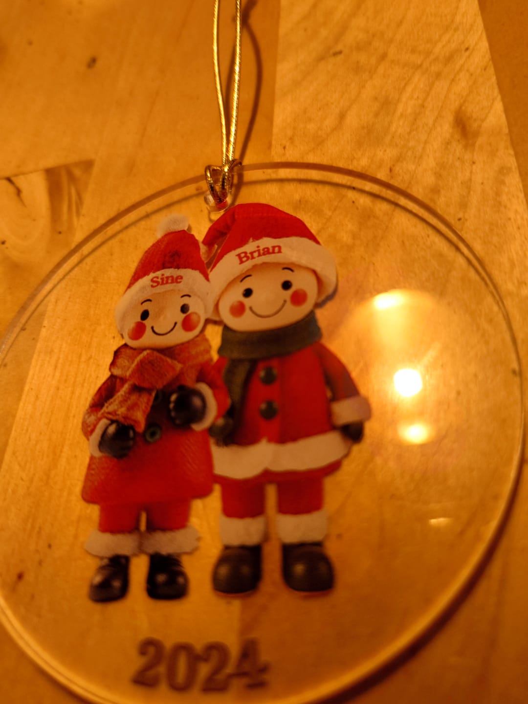 Customer photo review of Geschenkverpackung für Baumschmuck Rot