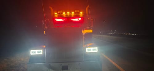 Customer photo review of LED Windshield Eyes For Car And Truck