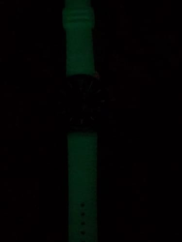 Customer photo review of EXPEDITION LUMINOUS SILICONE STRAP ONLY - POLISHED BUCKLE