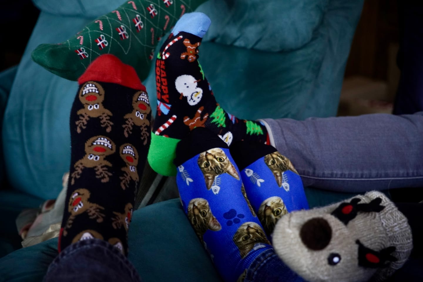 Customer photo review of FaceSock | Custom Cat Socks With Photo