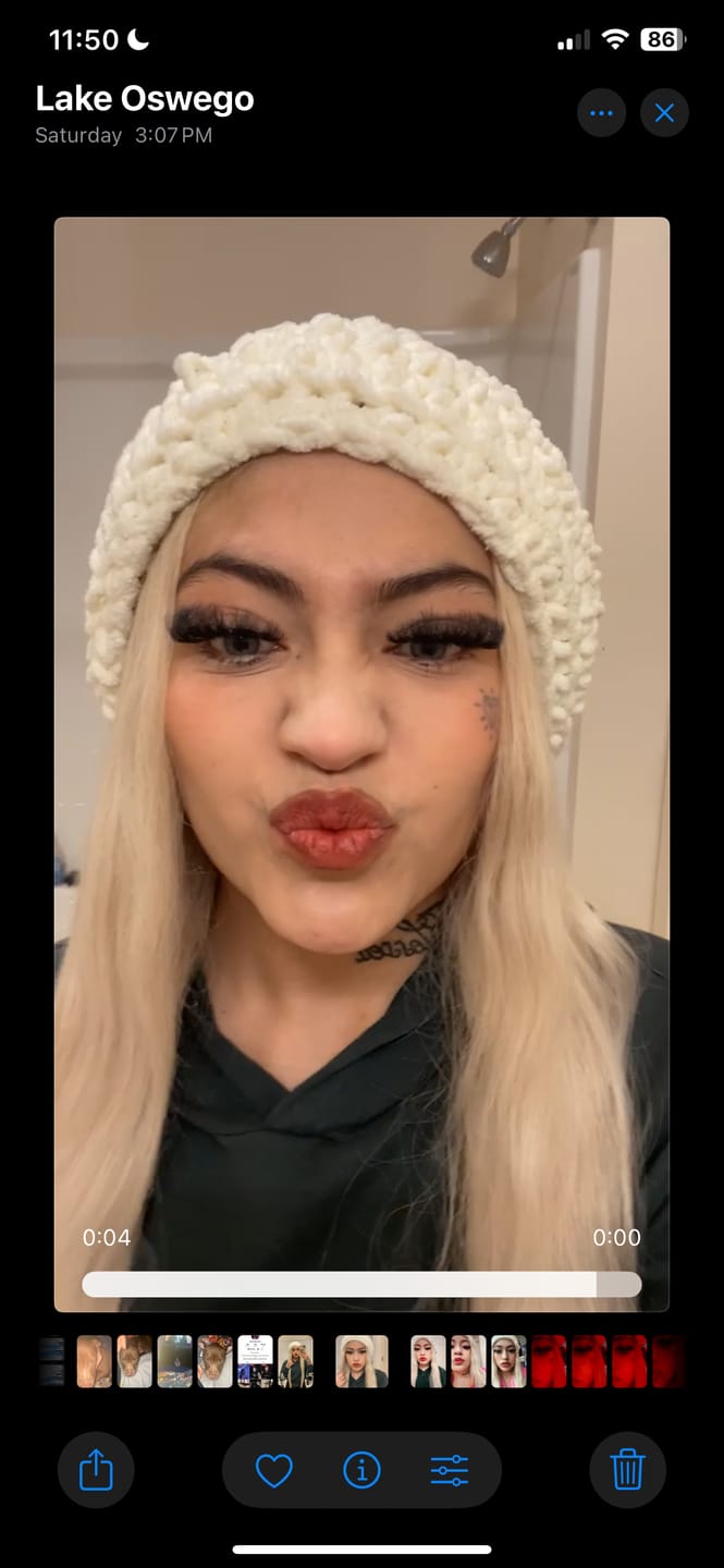 Customer photo review of Wildcat Green Prescription Colored Contact Lenses