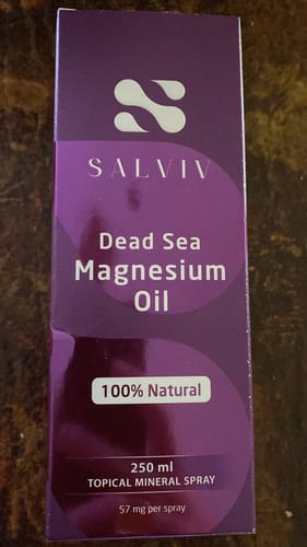 Customer photo review of Salviv Dead Sea Magnesium Oil