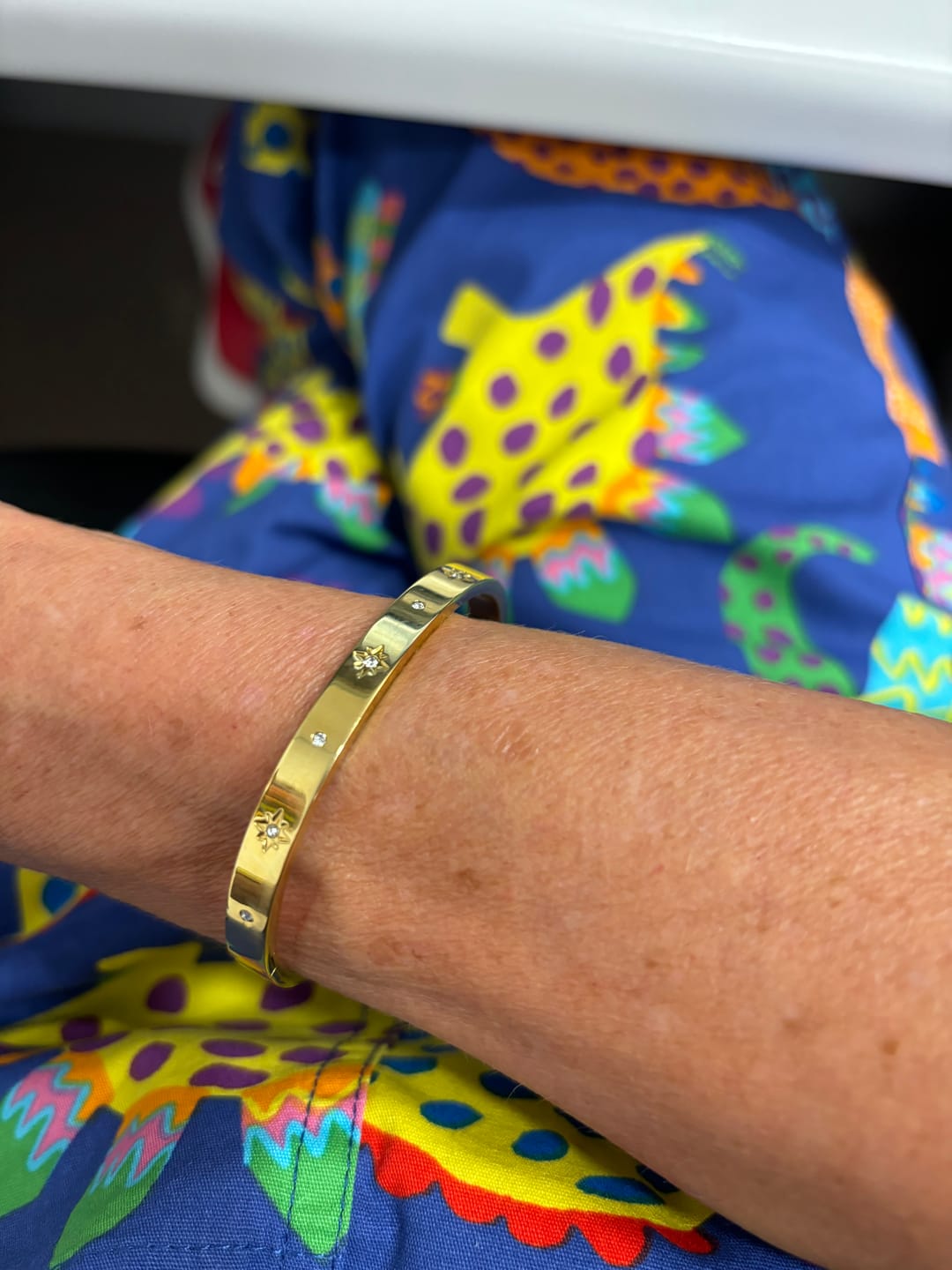 Customer photo review of Star Studded Bangle