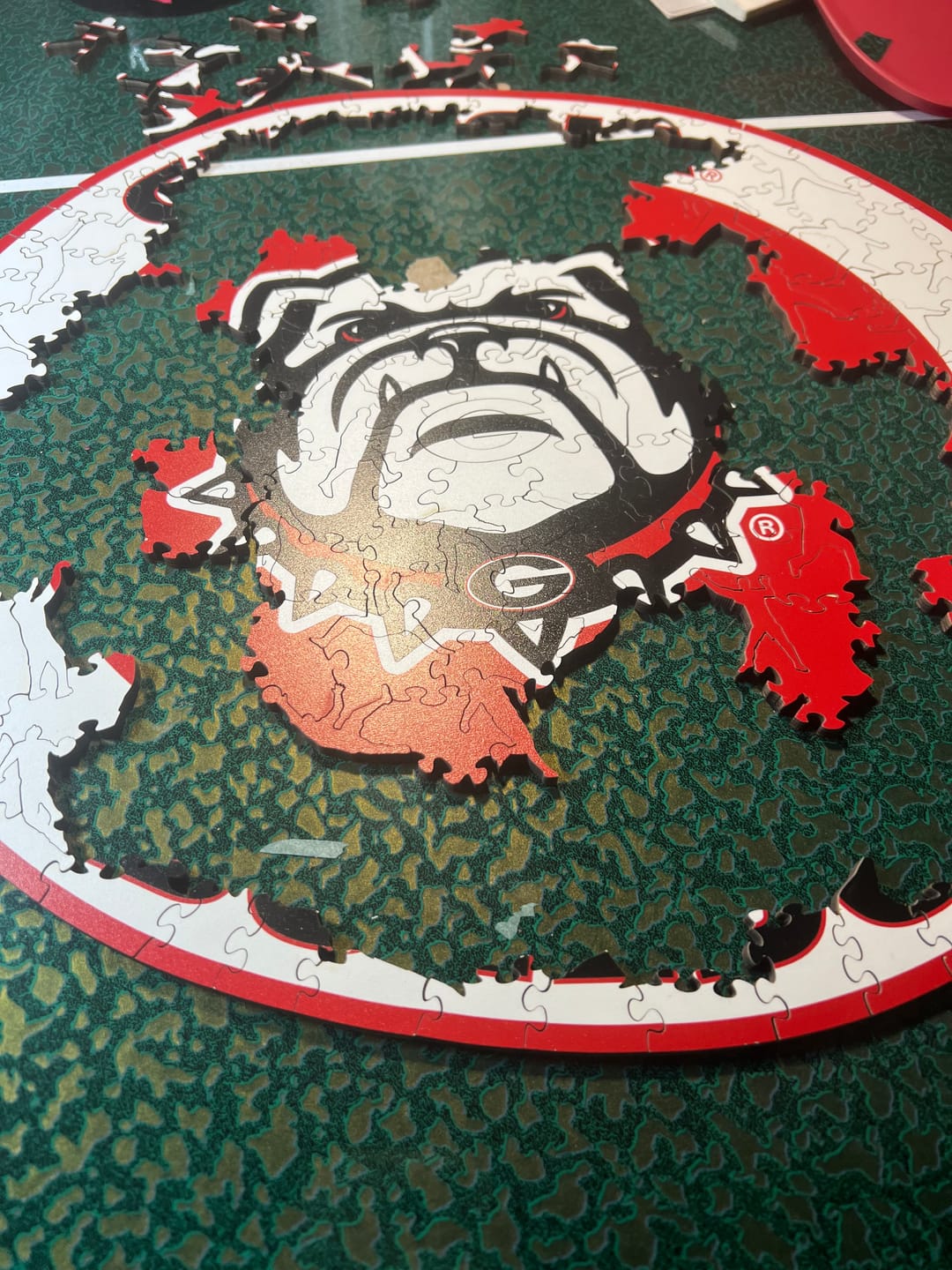 Customer photo review of University of Georgia - Wooden Puzzle