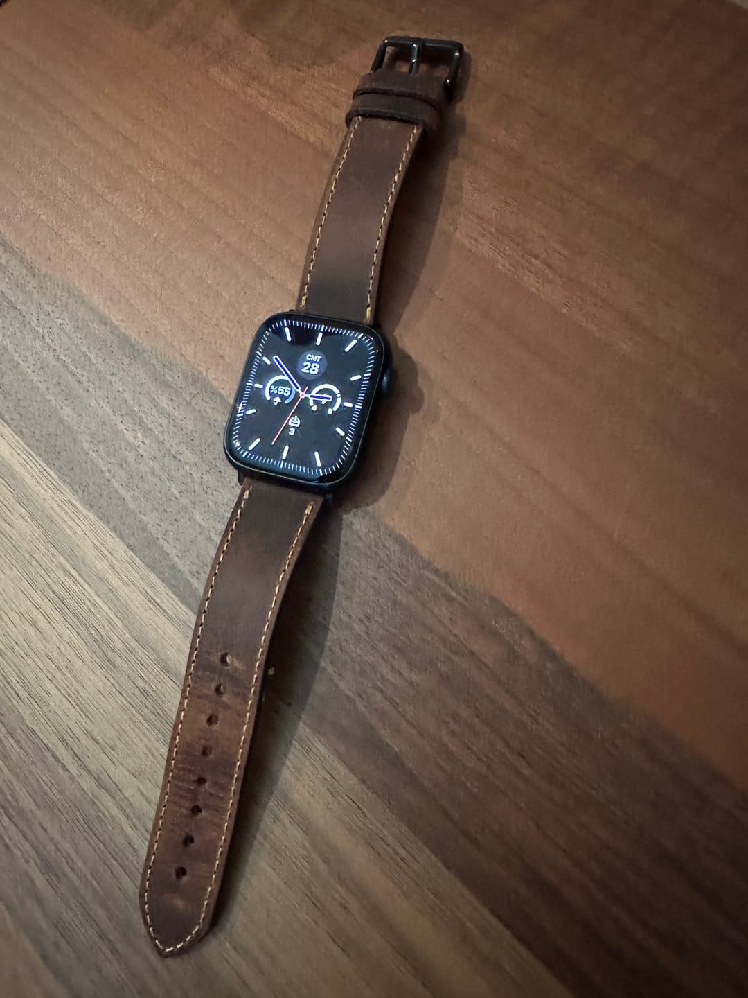 Customer photo review of Apple Watch Deri Kordon Taba - İsnos