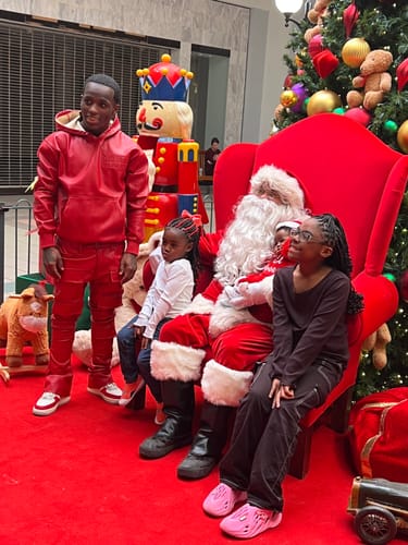 Customer photo review of ROSS STACKED - THRILLER CARGO PANTS (RED)