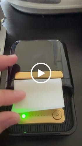 Customer video review of Seasonal Label for B21, B1, B3S