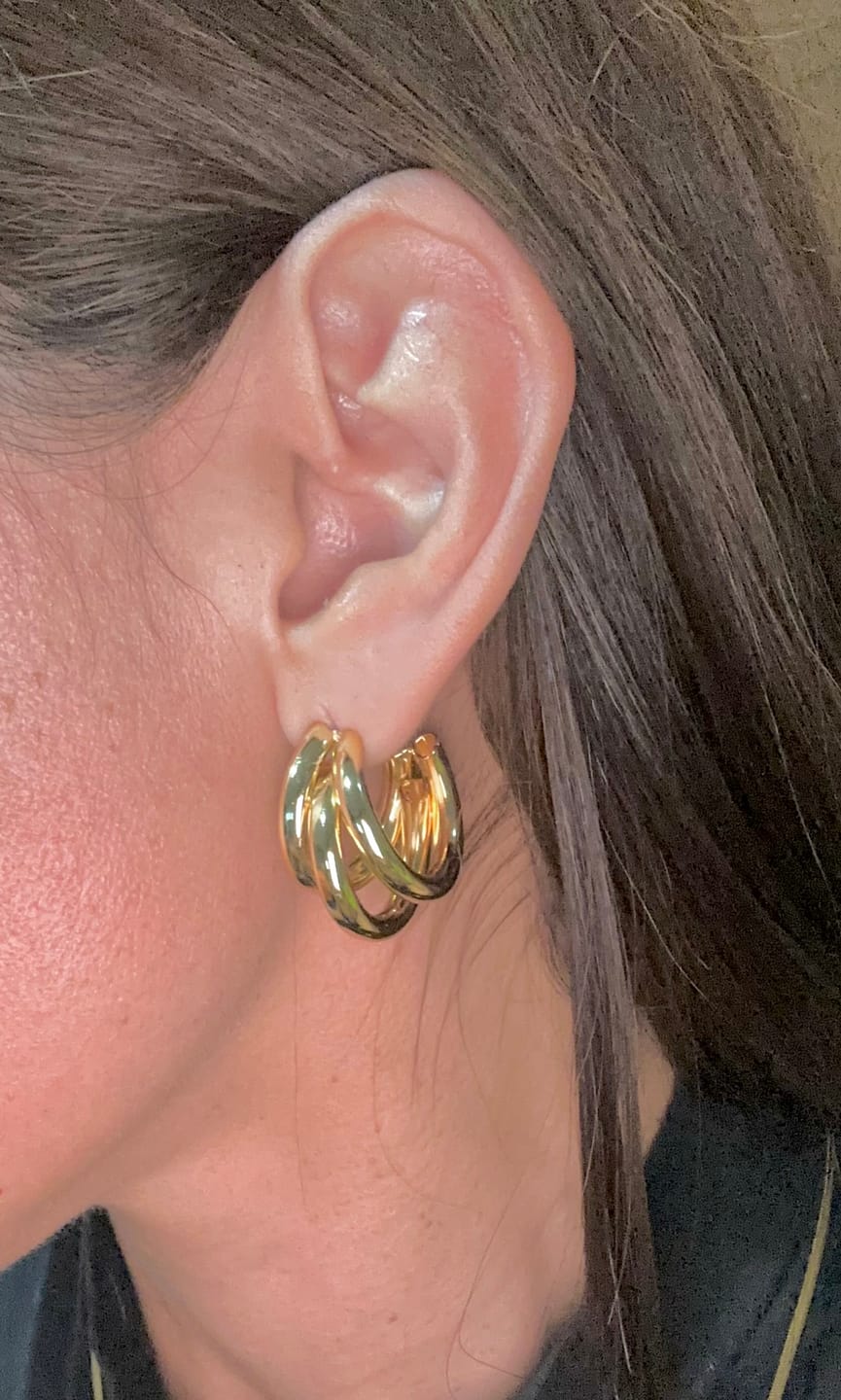 Customer photo review of Par Arracada Triple 25 mm