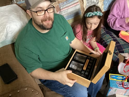 Customer photo review of Galway Crystal Liffey Whiskey Set