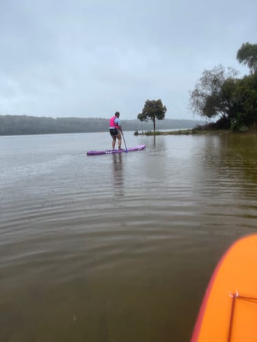 Customer photo review of Aquaplanet ALLROUND TEN 10’ Inflatable Paddle Board Package - Purple