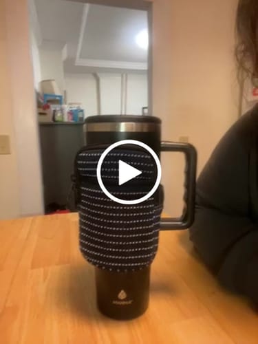 Customer video review of 40 oz Agenda Tumbler/ Detachable Pocket