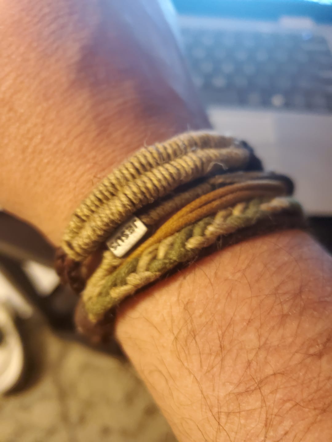 Customer photo review of Trinity Tribal WristPack- Jesus