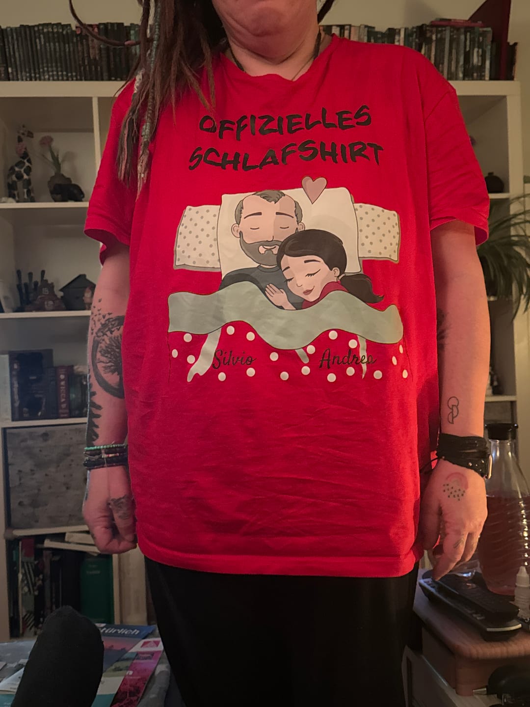 Customer photo review of Schlafmützen - Personalisiertes T-Shirt