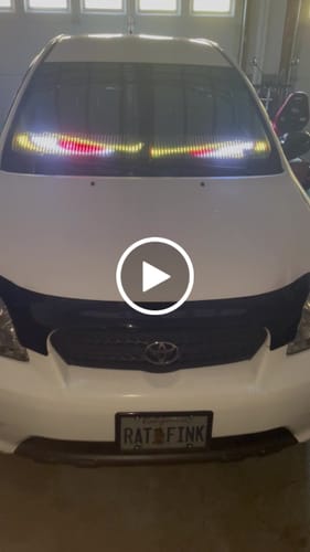 Customer video review of LED Windshield Eyes For Car And Truck