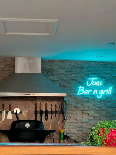 Customer photo review of Custom Neon Signs